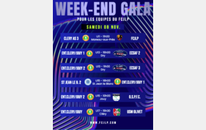 Week-end gala pour les équipes du FCJLP !