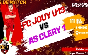 Match U13 FCJLP 2 contre Clery AS1