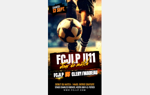 Match amical U11 FCJLP/Cléry