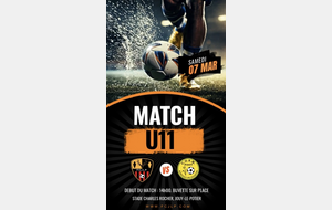 Match U11 : FCJLP - MARCILLY COS