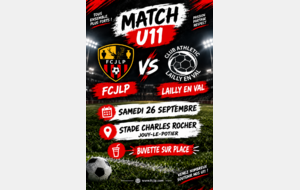 Match U11 : FCJLP - Lailly CA